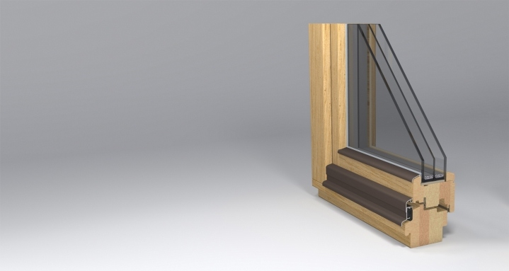 wooden window gama_94 profile design by www.gamalangai.lt/en/